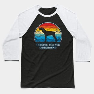 Treeing Walker Coonhound Vintage Design Dog Baseball T-Shirt